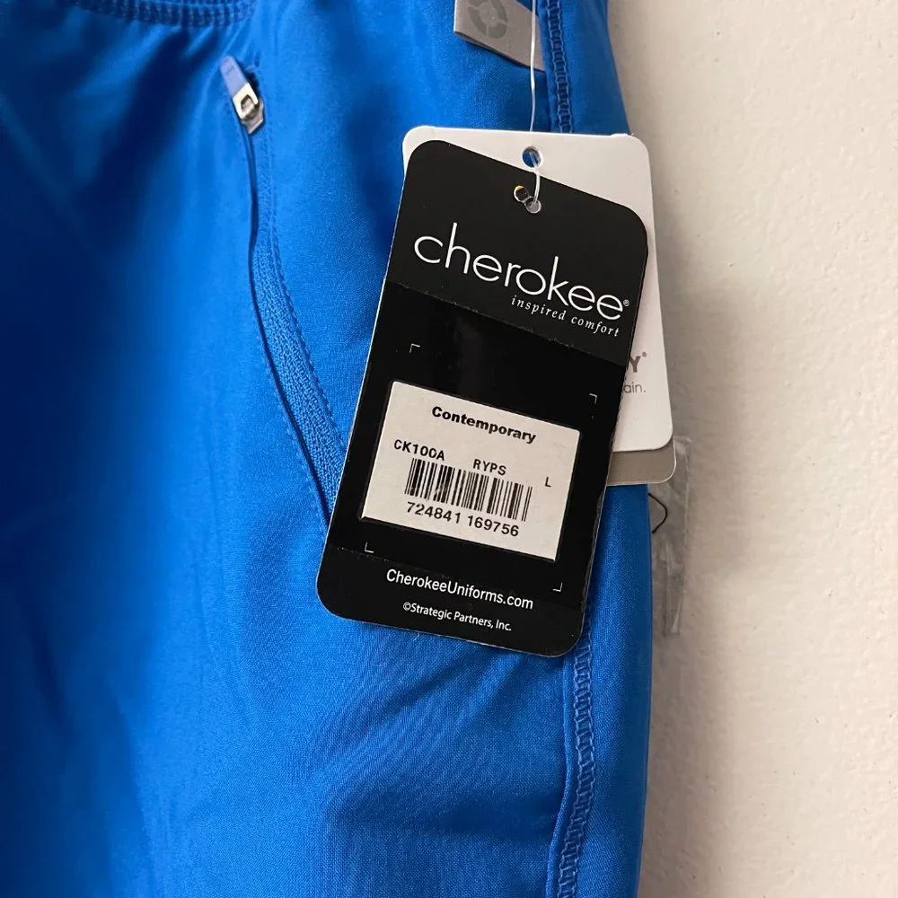 NWT! Cherokee Workwear Professionals Women's‎ Scrubs Pant (Large/Blue)